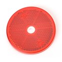 Catadioptre rouge rond à visser