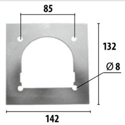 Zurrmulde - Gegenplatte 2