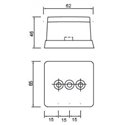 Positionsleuchte 12V weiss