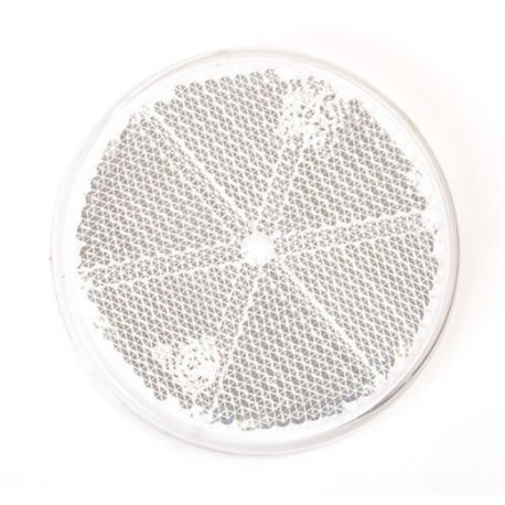 Catadioptre blanc rond
