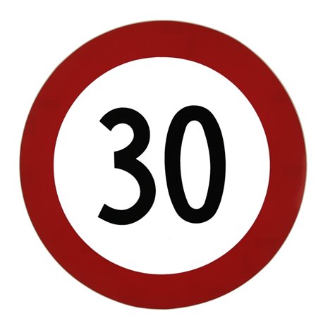 Autocollant 30KM/H