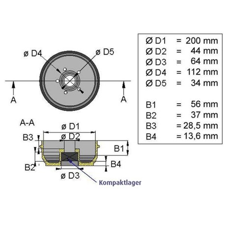 Tambour BPW