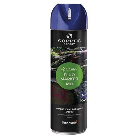 Spray forestier fluorescent - Bleu