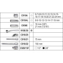 Coffret Medium cliquet et douilles 6 pans 3/8''