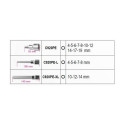 Coffret de douilles tournevis 6 pans mâles 1/2''