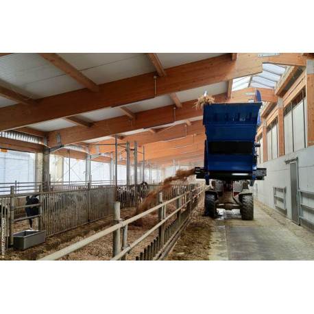 Pailleuse à tapis pour logettes DTH2