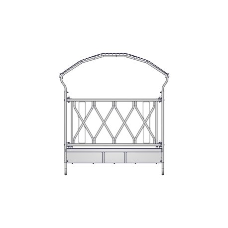RATELIER 12 PLACES TYPE LS OBLIQUE 2X2M 