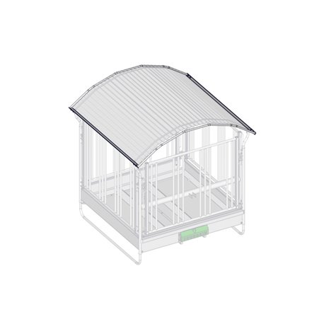 DACHKANTENSCHUTZ FÜR WEIDEFRESSGITTER 2X2M 