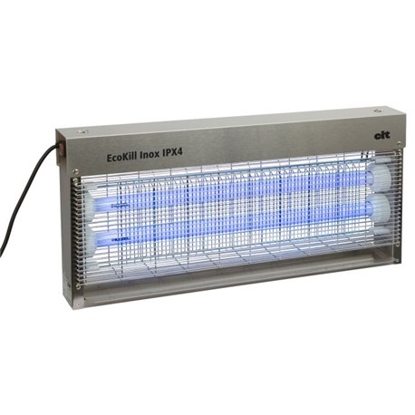 Tue-mouches EcoKill Inox IPX4 40W 