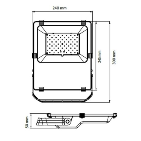 Projecteur LED haut rendement 50W