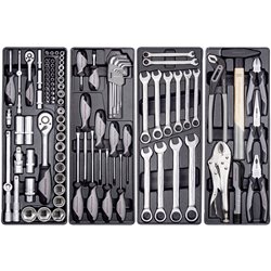 Boîte à outils Basic-Line, 1/4" + 1/2", 100 pcs. 2