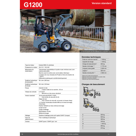 Chargeuse compacte G1200 Giant