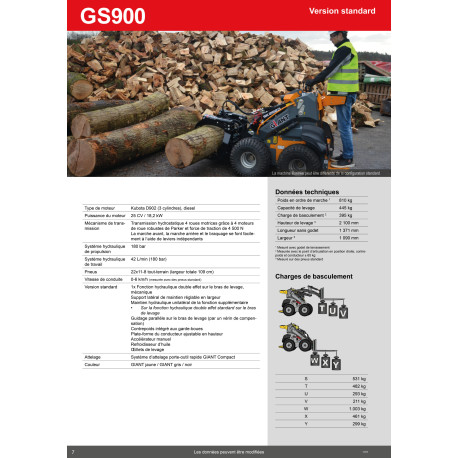 Chargeuse skid-steer GIANT GS900