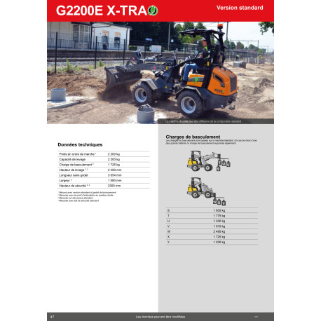 Chargeuse Giant G2200E X-TRA