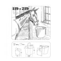 Seau pour bovin/chevaux/ovin