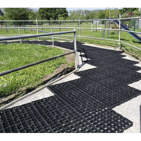 Kunststoffgitter für Bodenstabilisation