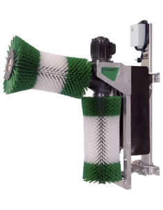 Brosse-grattoir double