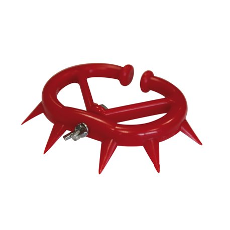 Antitêteur en plastique rouge - 2 pièces