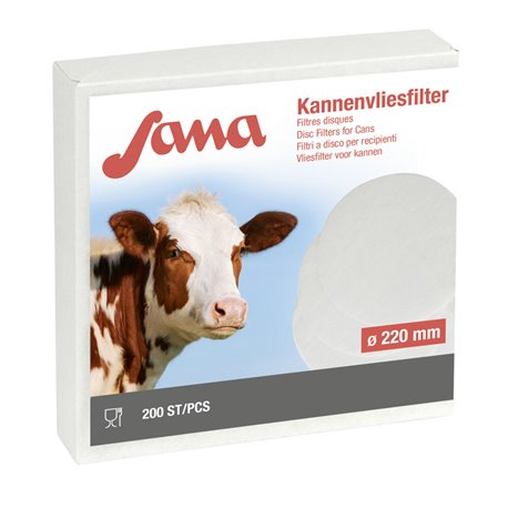 Kannenvliesfilter - 200 Stück