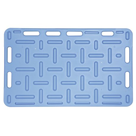 Panneau de guidage bleu 