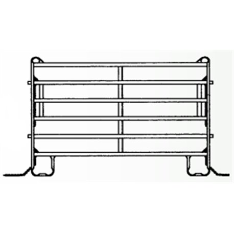 KURVEN-GATTER PANEL 244X163CM 