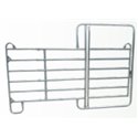 BARRIÈRE DE CONTENTION CORRAL AVEC PORTE 240-310X163-200CM EXTENSIBLE