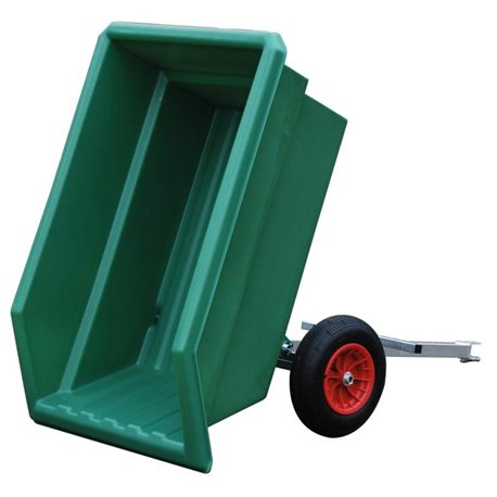 Remorque pour micro-tarteur/tracteurs tondeuses/autoportées