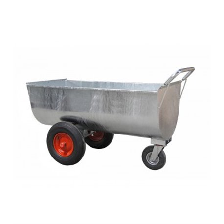 Chariot d'alimentation galvanisé