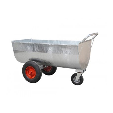 Chariot d'alimentation galvanisé