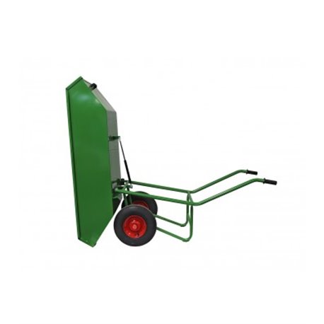 2-rädrige kippbare Schubkarre aus Stahl