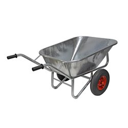 Brouette galvanisée 2 roues 2