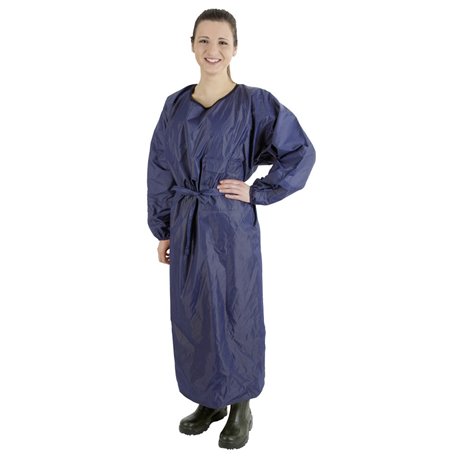 Melk- und Waschschürze mit Ärmeln