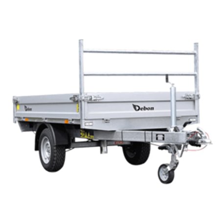 Kipper-Anhänger Debon PW0 1000 LUX